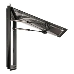 DWS Camping Rechthoekig klapraam inclusief combihor zwart 350 x 500 mm< Ramen & Toebehoren