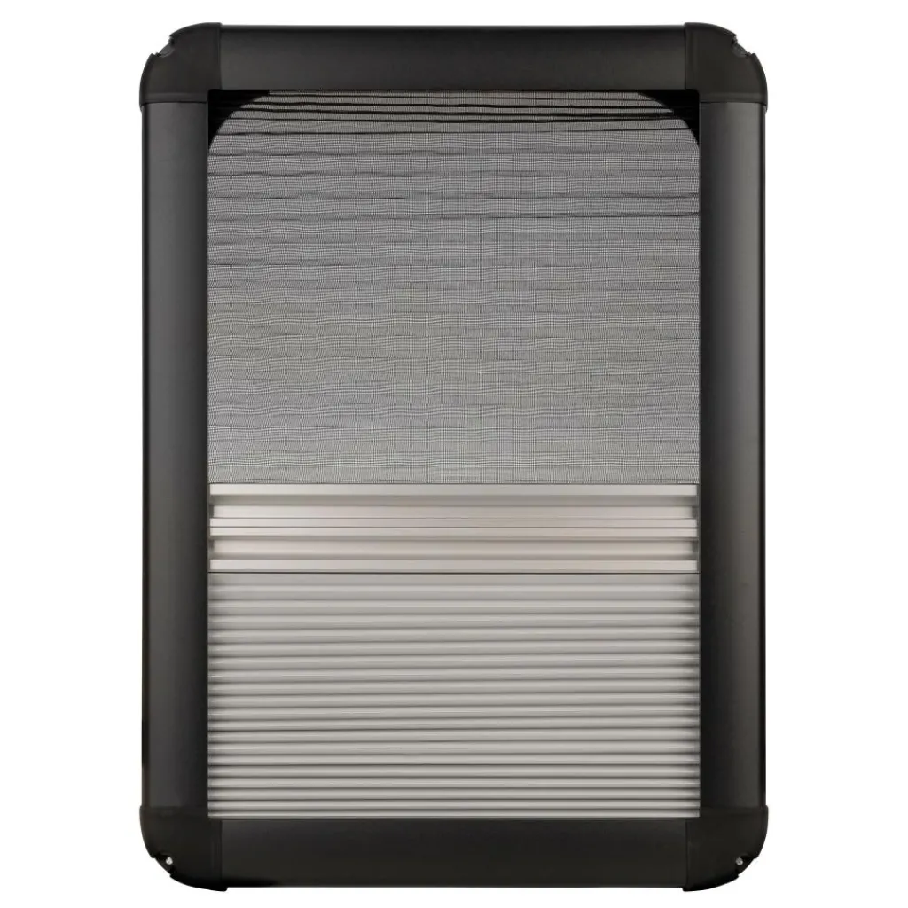 DWS Camping Rechthoekig klapraam inclusief combihor zwart 350 x 500 mm< Ramen & Toebehoren