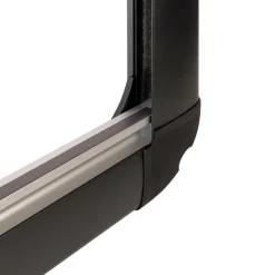 Ramen & Toebehoren-DWS Camping Rechthoekig klapraam inclusief combihor zwart 700 x 450 mm