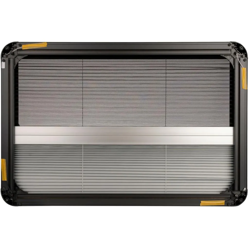 Ramen & Toebehoren-DWS Camping Rechthoekig klapraam inclusief combihor zwart 700 x 450 mm