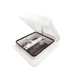 DWS Camping Turbo Vent 28 dakluik transparant< Dakluiken