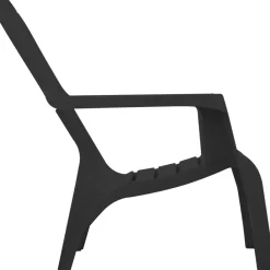 DWS Dolomiti stapelbare tuinstoel antraciet per 6 stuks< Tuinstoelen