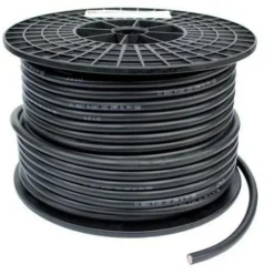 DWS Dubbel geïsoleerde kabel zwart 16 mm< Kabels