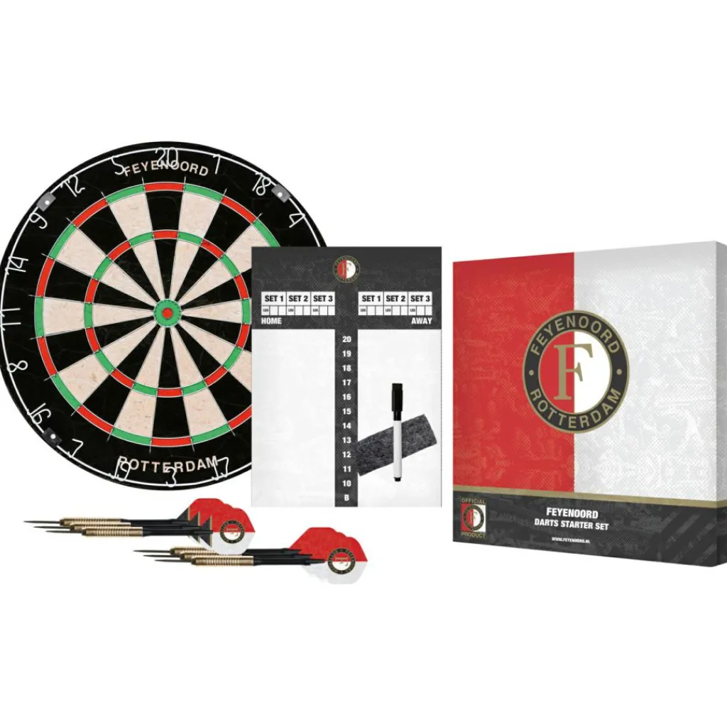 Dartartikelen-DWS Feyenoord starterset black