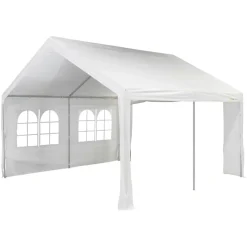 Tunneltenten|Partytenten-DWS Fiësta partytent 400 x 400 cm white