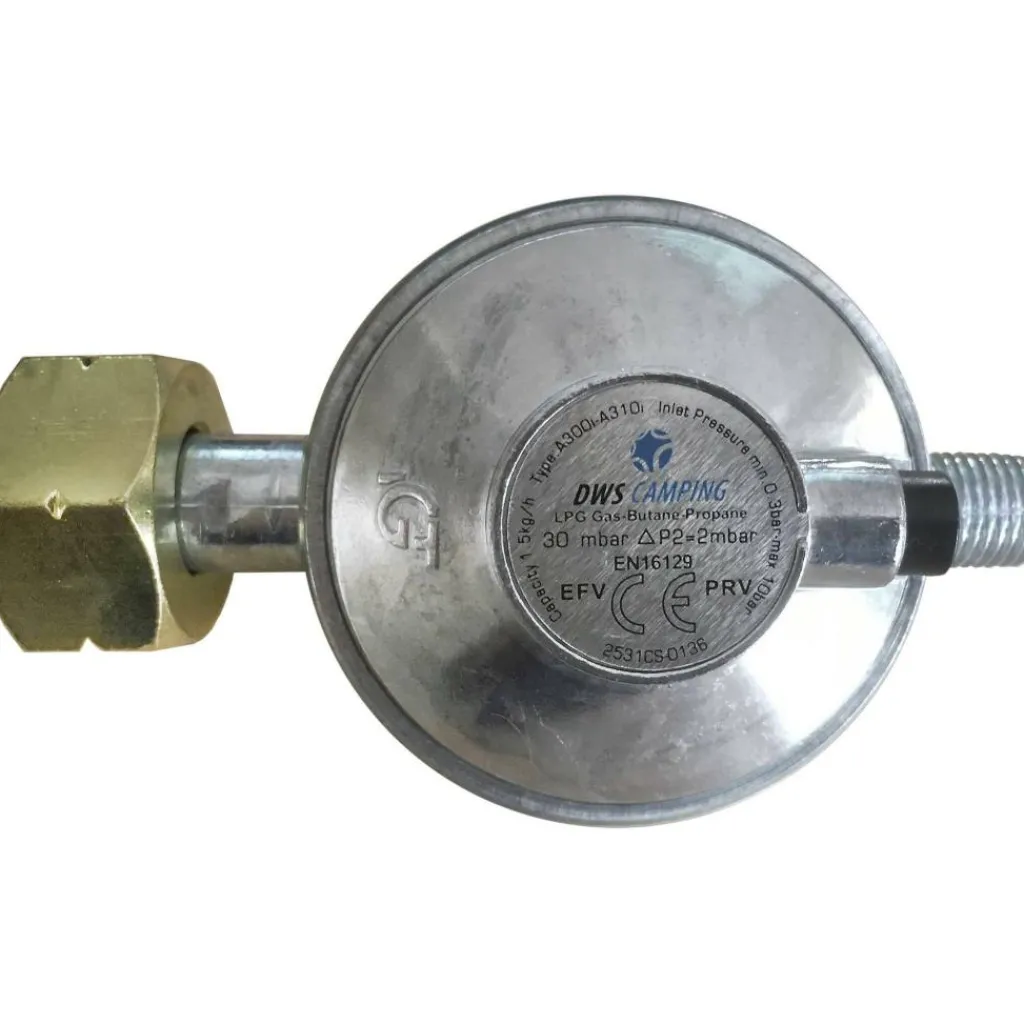 DWS Gasdrukregelaar met afblaasventiel universeel 30 mbar 1/4 links< Gasdrukregelaars