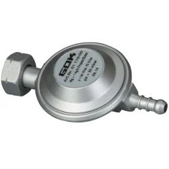 DWS Gasdrukregelaar universeel 50 mbar met slangpilaar< Gasdrukregelaars