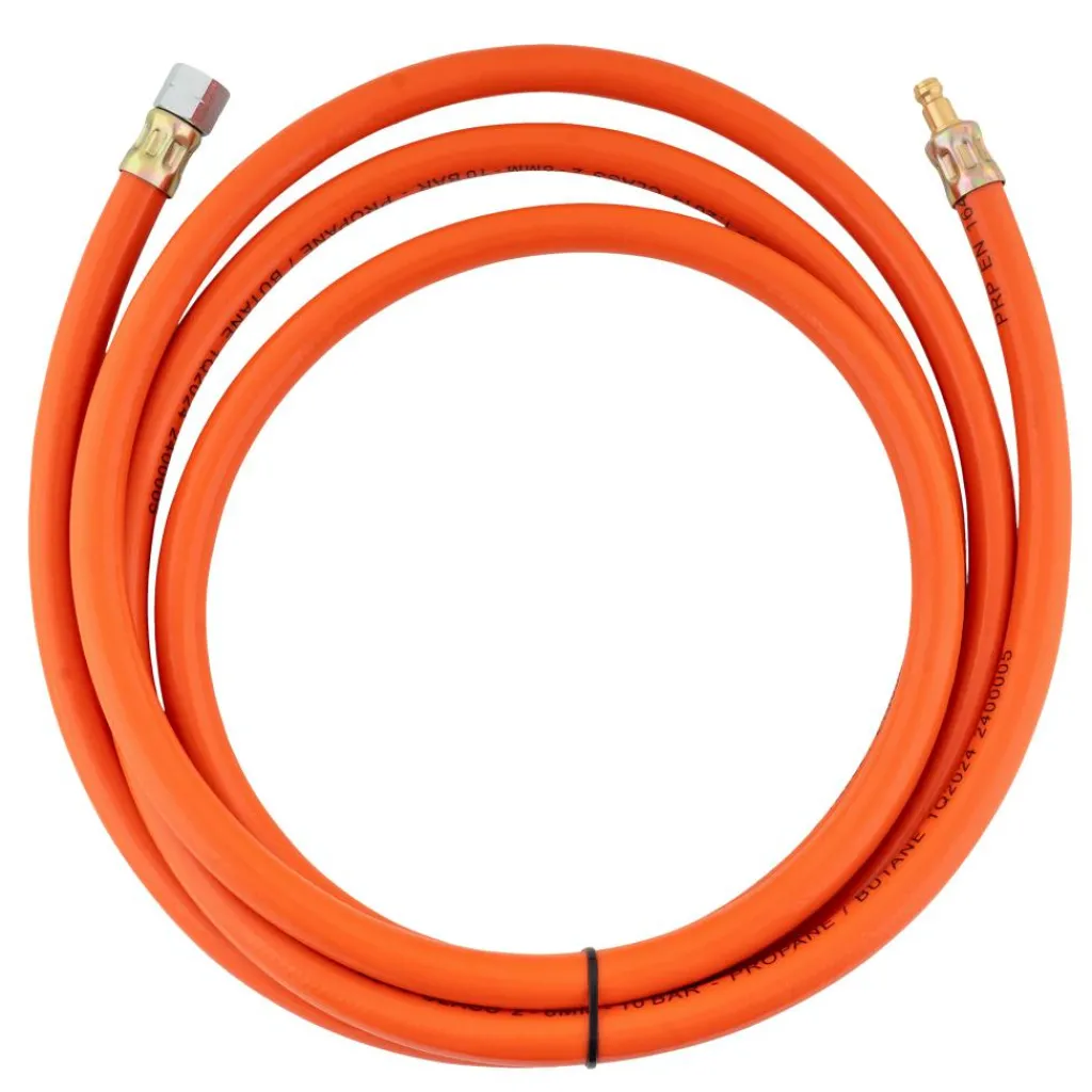 DWS Gasslang 1/4 links binnendraad x snelkoppeling 300 cm< Gasslangen & Leidingen