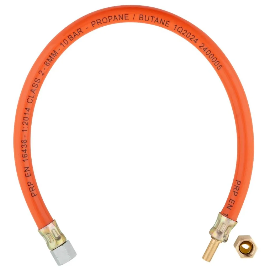 Gasslangen & Leidingen-DWS Gasslang 1/4 links binnendraad x glad 8 mm 50 cm