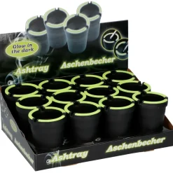 Accessoires-DWS Glow in the dark asbak zwart