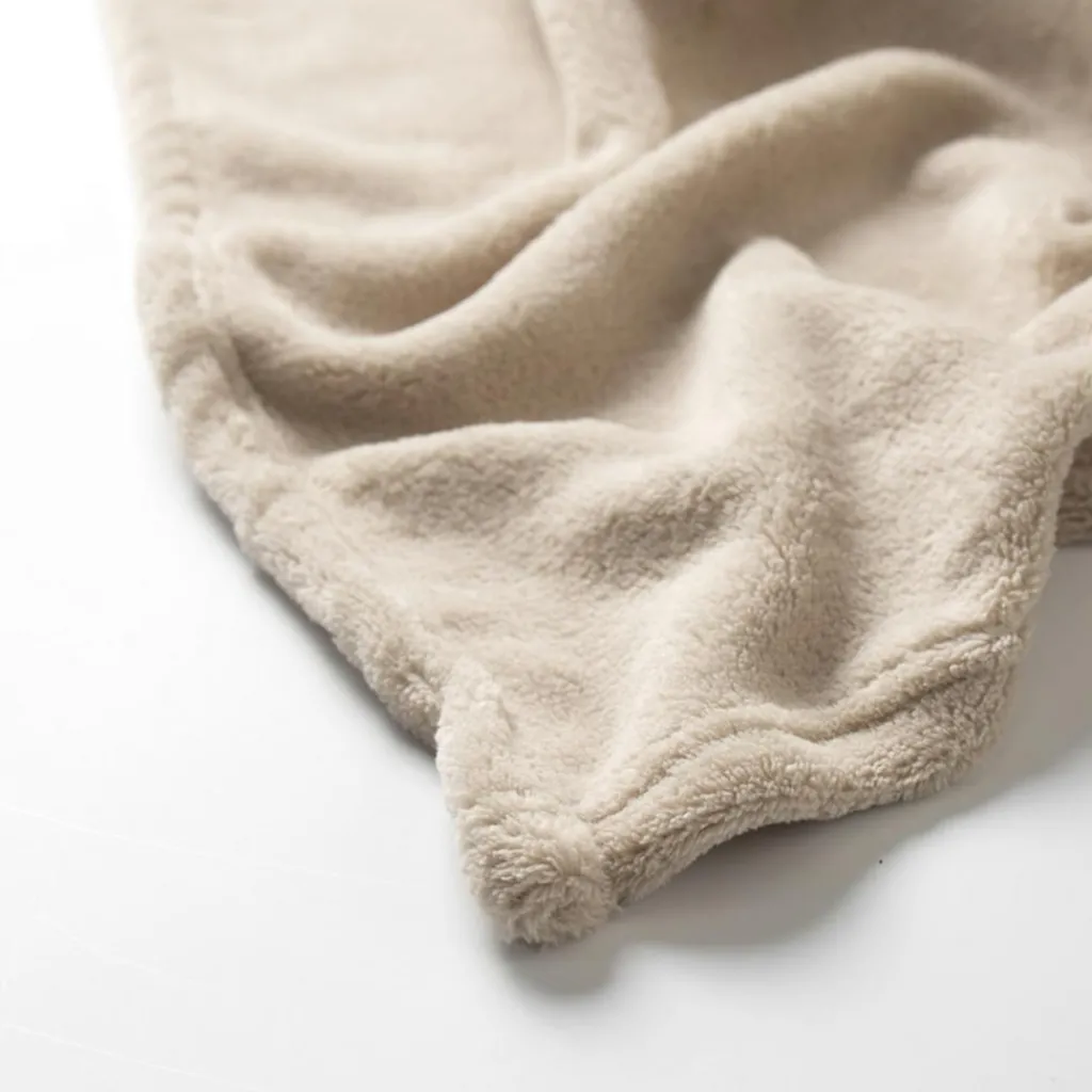 Overige Accessoires-DWS Harvey fleece plaid 150 x 200 cm pumice stone