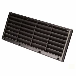 DWS Koelkast ventilatierooster met muggengaas 365 x 140 mm zwart< Koelkasten