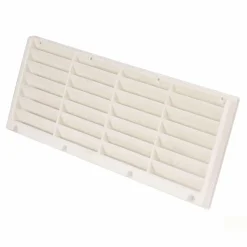 Koelkasten-DWS Koelkast ventilatierooster met muggengaas 365 x 140 mm wit