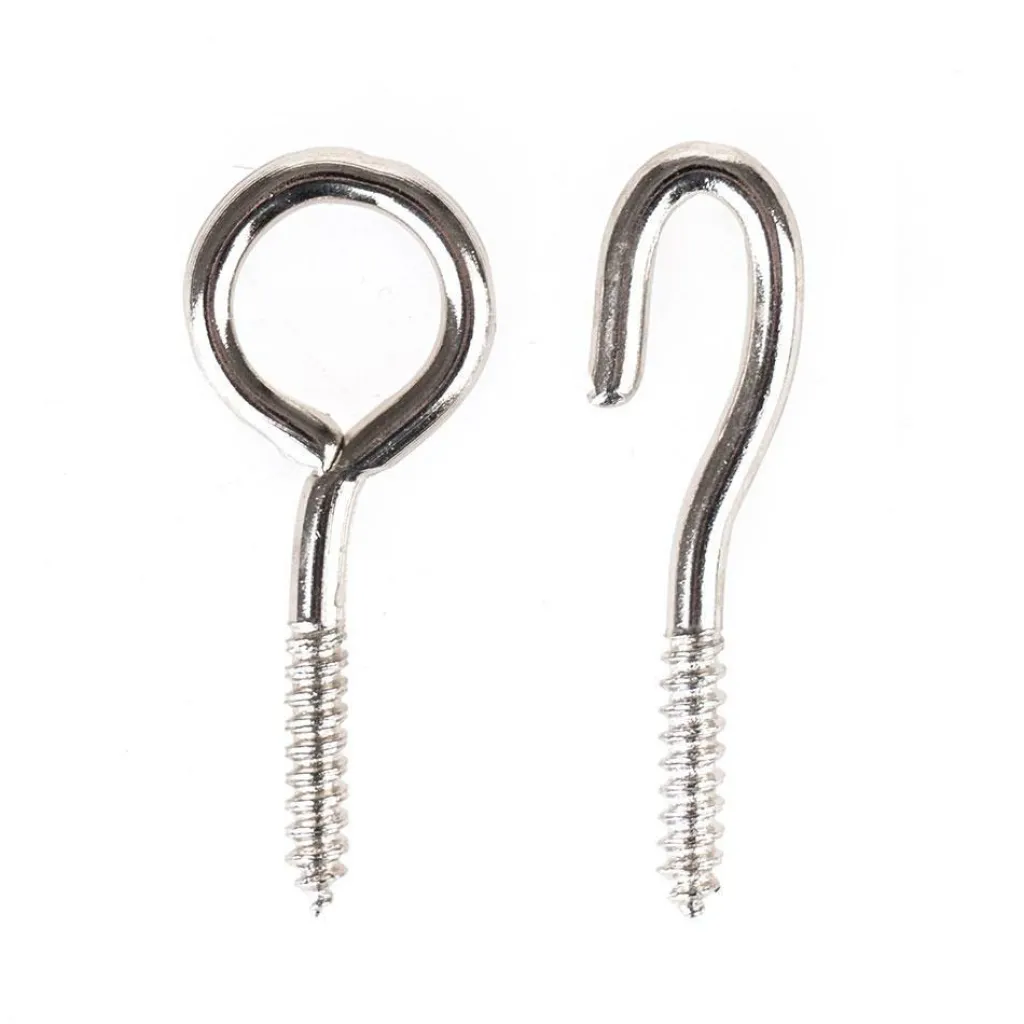 Wandbekleding & Gordijnen-DWS Kozijnhaakjes voor spiraalveer set van 10 stuks