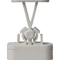 Hang- & Sluitwerk-DWS Kunststof deurvanger verend wit