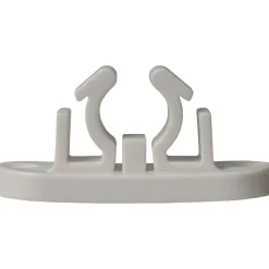 Hang- & Sluitwerk-DWS Kunststof deurvanger verend wit