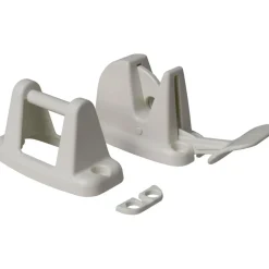 DWS Kunststof deurvanger afsluitbaar wit< Hang- & Sluitwerk