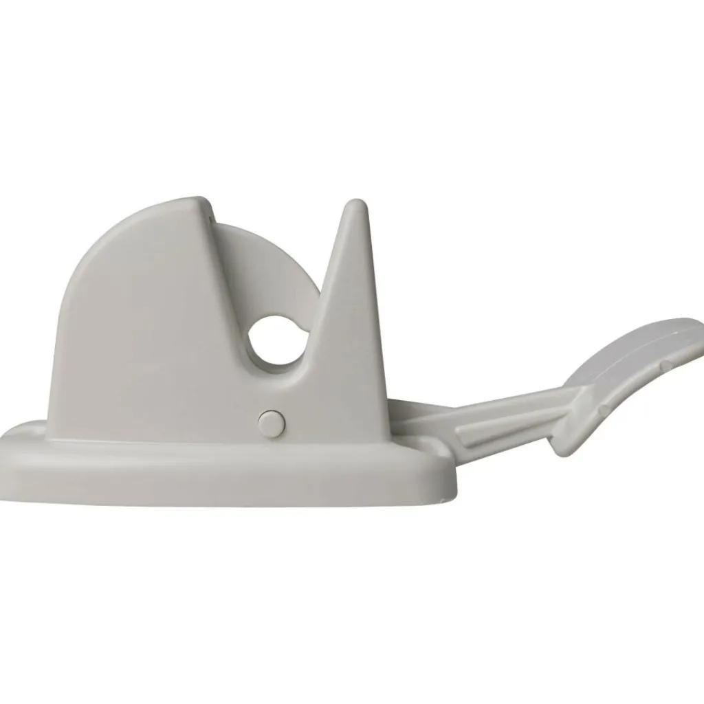 DWS Kunststof deurvanger afsluitbaar wit< Hang- & Sluitwerk