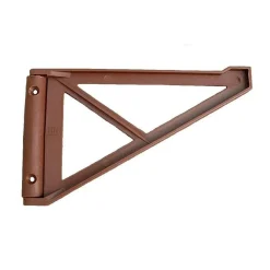 Hang- & Sluitwerk-DWS Kunststof klapsteun bruin