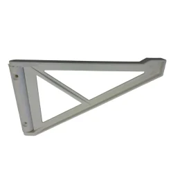 Hang- & Sluitwerk-DWS Kunststof klapsteun wit