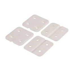 DWS Kunststof scharnieren wit 4 stuks< Hang- & Sluitwerk