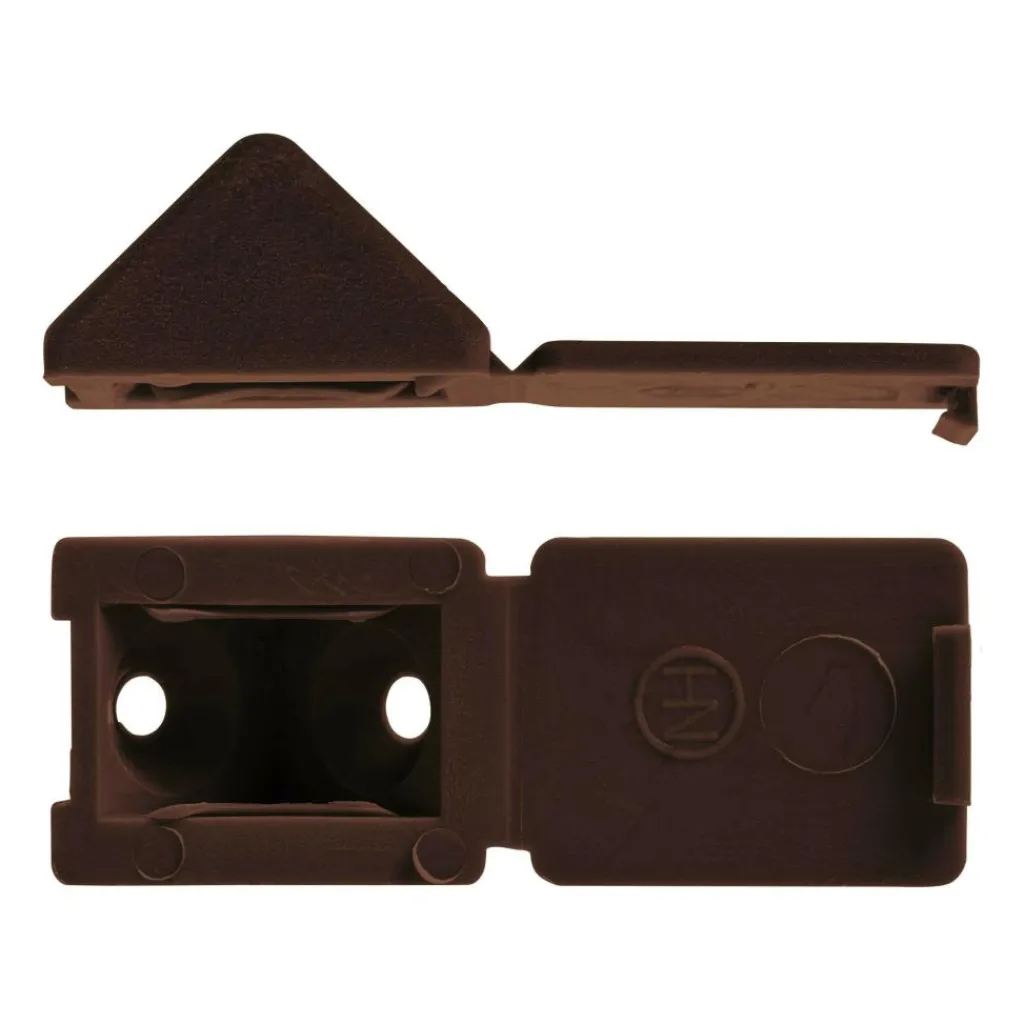 Hang- & Sluitwerk-DWS Meubelverbinders 2 gaats bruin per 10 stuks