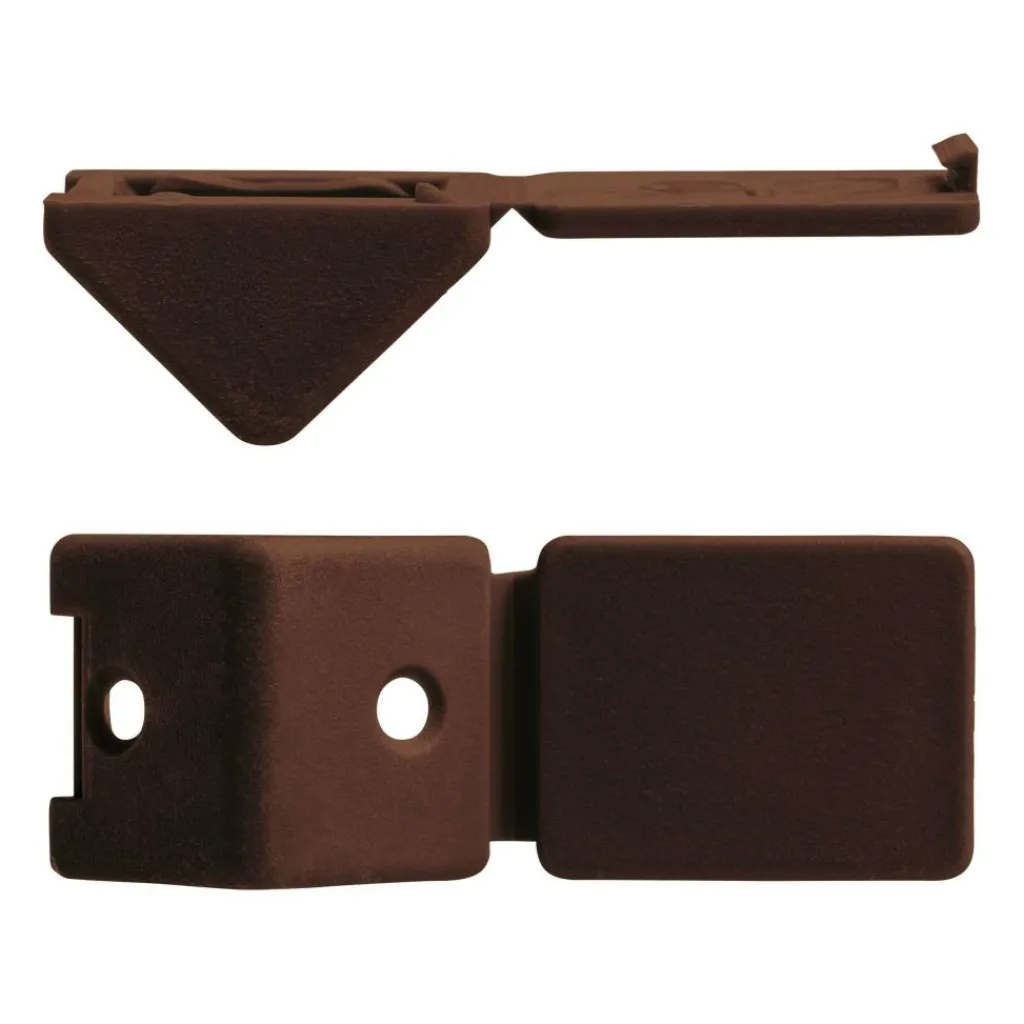 Hang- & Sluitwerk-DWS Meubelverbinders 2 gaats bruin per 10 stuks