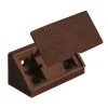 Hang- & Sluitwerk-DWS Meubelverbinders 4 gaats bruin per 10 stuks