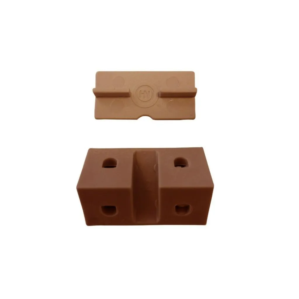 DWS meubelverbinders 4 gaats bruin per 100 stuks< Hang- & Sluitwerk