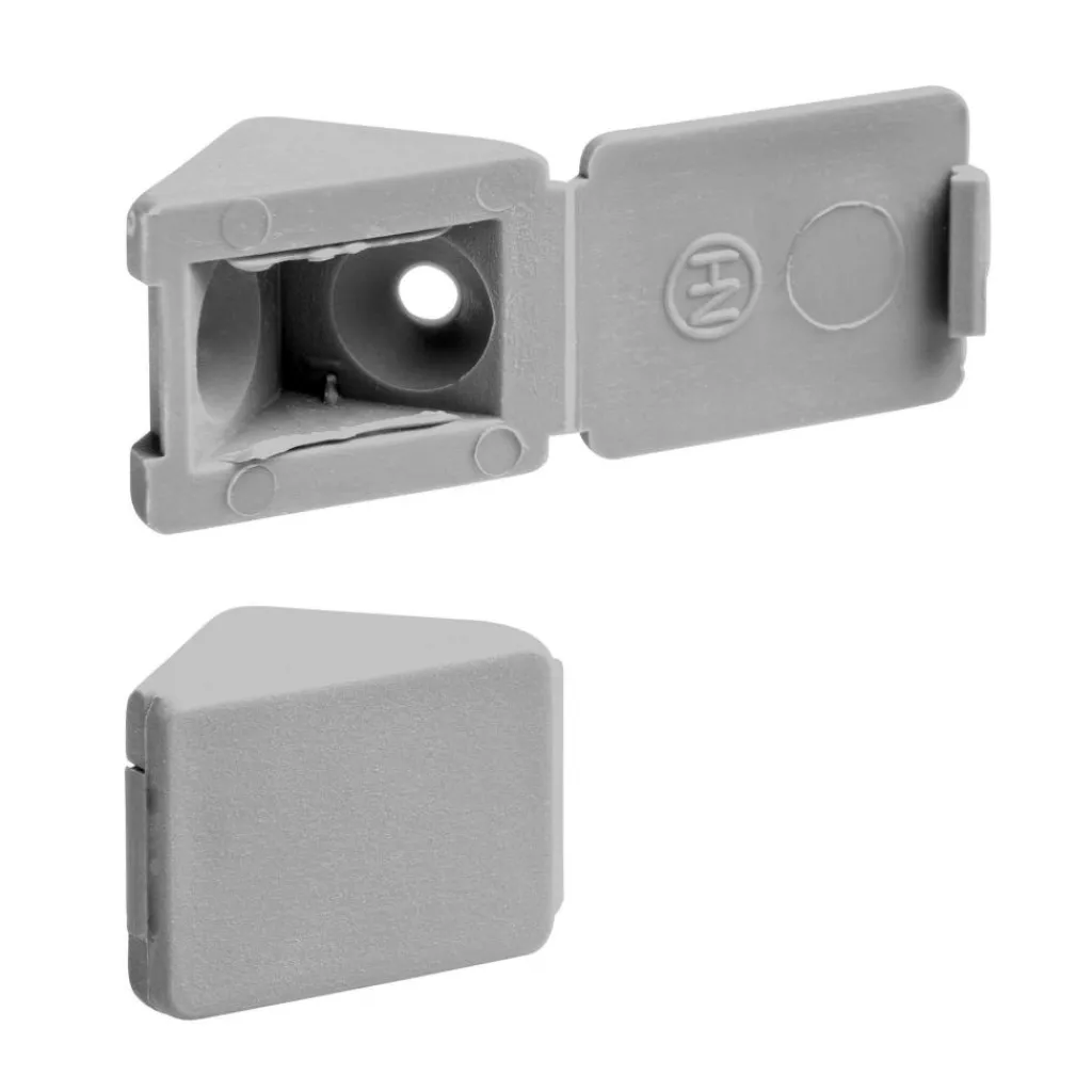 DWS Meubelverbinders 2 gaats grijs per 10 stuks< Hang- & Sluitwerk