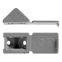 DWS Meubelverbinders 2 gaats grijs per 10 stuks< Hang- & Sluitwerk