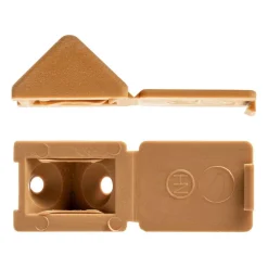 Hang- & Sluitwerk-DWS Meubelverbinders 2 gaats caramel per 10 stuks