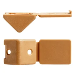 Hang- & Sluitwerk-DWS Meubelverbinders 2 gaats caramel per 10 stuks