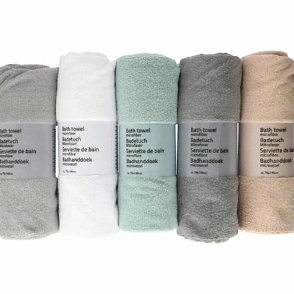 DWS Microvezel handdoek assorti 70 x 140 cm< Reishanddoeken