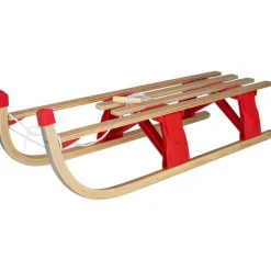 Sleeën|Wintersport-DWS opvouwbare slee red