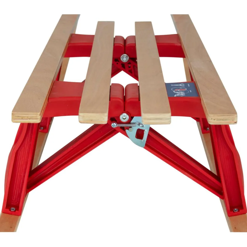 Sleeën|Wintersport-DWS opvouwbare slee red