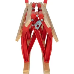 Sleeën|Wintersport-DWS opvouwbare slee red