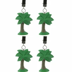 Overige Accessoires-DWS Palmboom tafelkleedgewichten 4-pack assorti