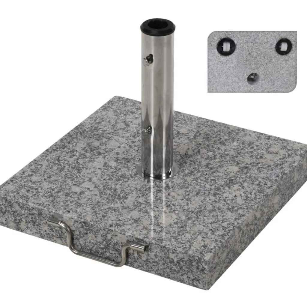 Parasolvoeten-DWS Parasolvoet Graniet donkergrijs