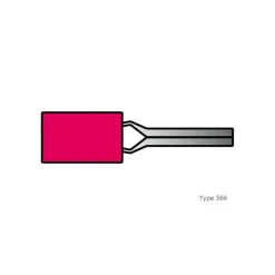 Kabels-DWS Penstekker rood per 10 stuks