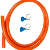 DWS PVC gasslang met slangklemmen 100 cm< Gasslangen & Leidingen