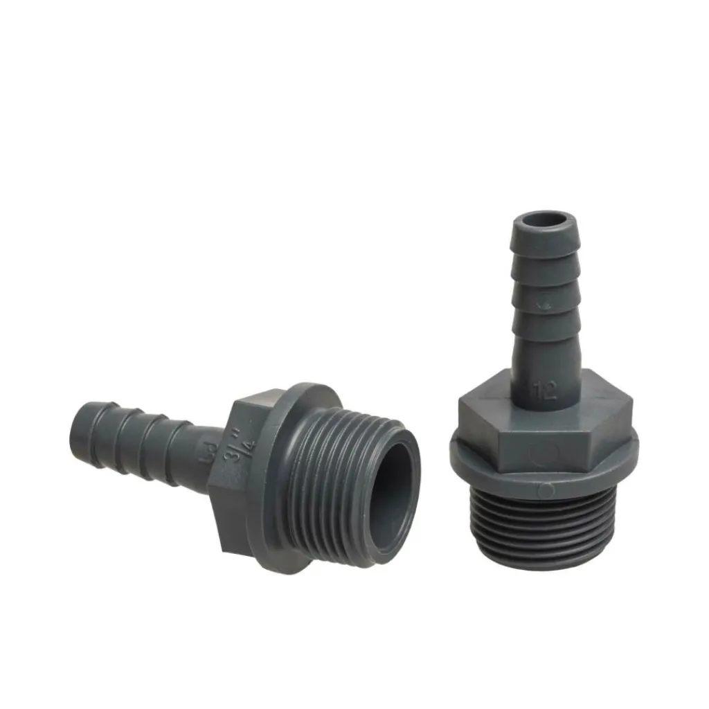 DWS PVC slangtule buitendraad 3/4 inch x 12 mm< Tankdoorvoeren & Afvoerpluggen