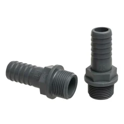 DWS PVC slangtule buitendraad 3/4 inch x 20 mm< Tankdoorvoeren & Afvoerpluggen