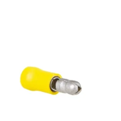 Kabels-DWS Rondstekker 5 mm geel per 10 stuks