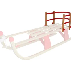 DWS rugsteun voor opvouwbare slee red< Sleeën|Wintersport