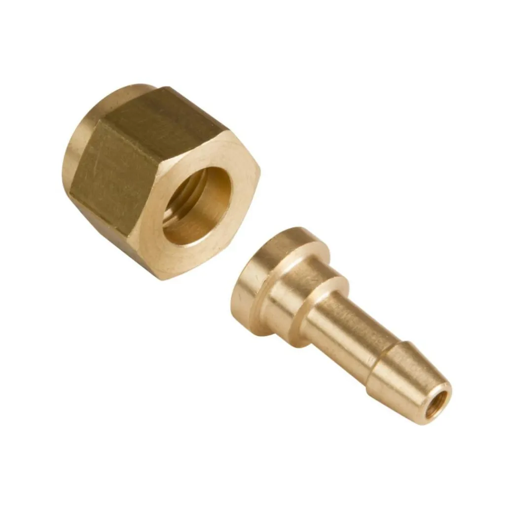 DWS slangtule met wartel M15 rechts< Gaskoppelstukken