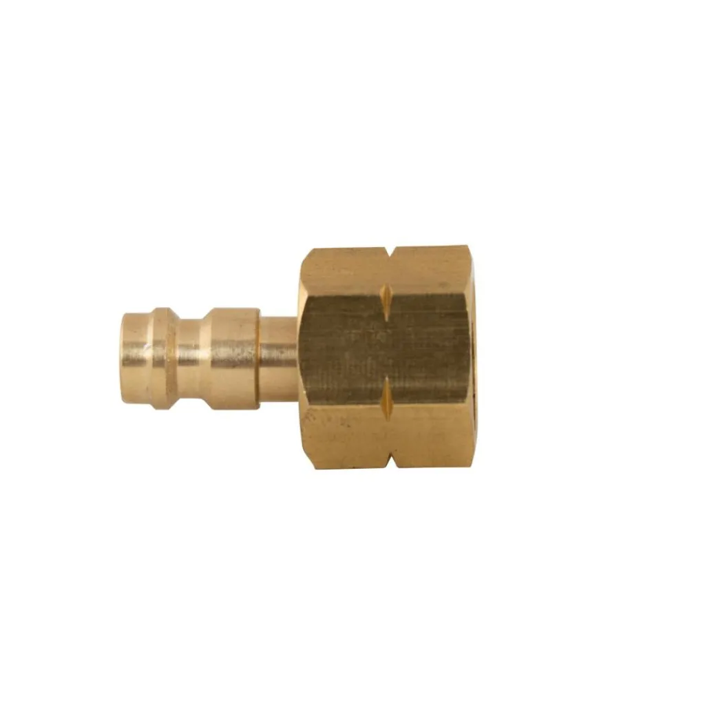 Gaskoppelstukken-DWS Snelkoppeling male met wartelmoer 1/4"L