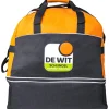 DWS sporttas black orange< Sporttas|Voetbaltas