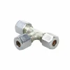 Gaskoppelstukken-DWS T-stuk knelkoppeling 10 mm staal