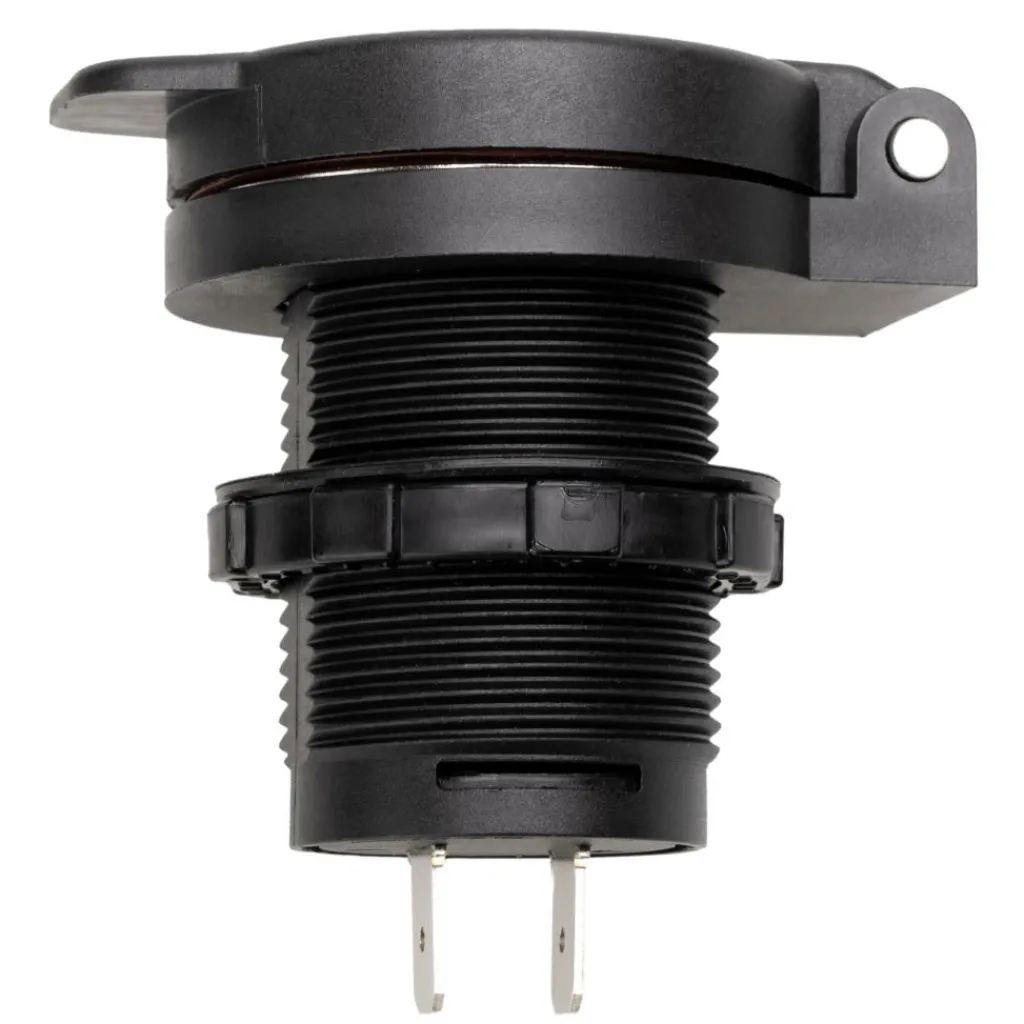 Camping Elektra-DWS USB Dual inbouw wandcontactdoos 12 - 24V